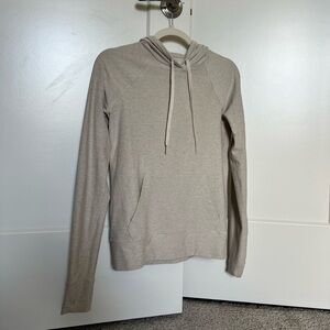 Outdoor Voices Womens Tan Cream Hoodie